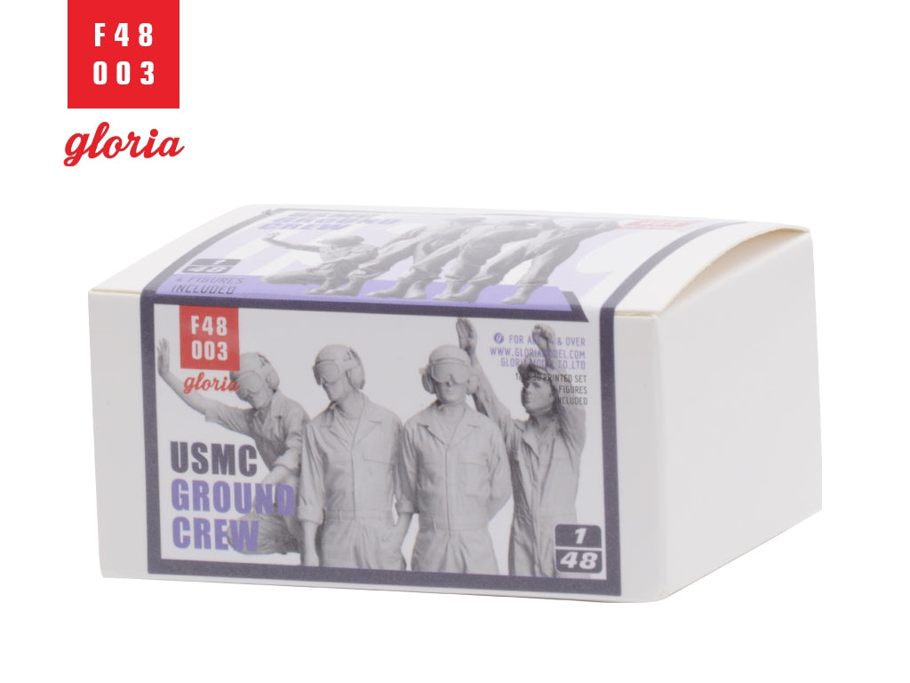 Gloria F48003 USMC Ground Crew 4 x 3D Printed figures 1/48 – image 5