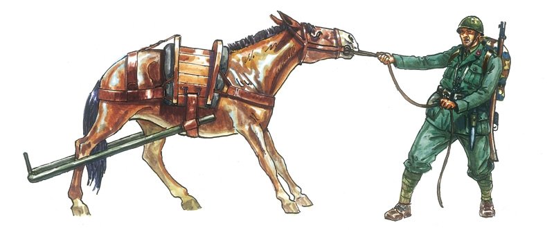 Italeri 6464 Horse Drawn Breda 20 1/35 – zdjęcie 5