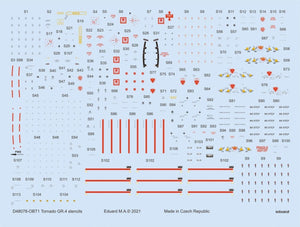 Eduard D48078 Tornado GR.4 stencils REVELL 1/48