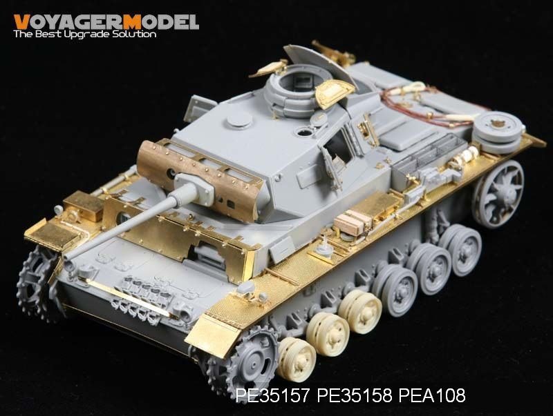 Voyager Model PE35158 WWII Fenders for Panzer III Mid-Late Version (For DRAGON) 1/35 – immagine 6