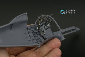 Quinta Studio QD32202 Macchi MC.202 Folgore Late 3D-Printed &amp;amp; colored Interior on decal paper (Italeri) 1/32 – Bild 5