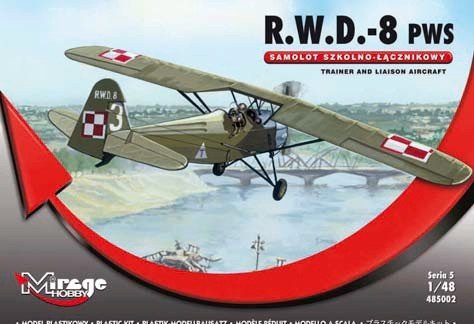 Mirage Hobby 485002 RWD-8 (PWS), Trainer and liaison aircraft (1/48)