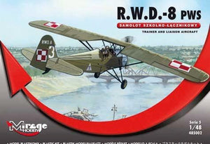 Mirage Hobby 485002 RWD-8 (PWS), Trainer and liaison aircraft (1/48)