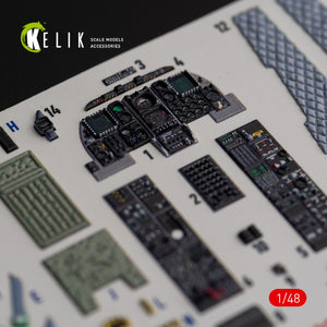 KELIK K48018 A-10C &amp;quot;Thunderbolt II&amp;quot; interior 3D decals for Italeri kit 1/48 – image 2