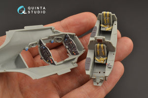 Quinta Studio QD48242 Me 163B/S 3D-Printed &amp;amp; colored Interior on decal paper (Dragon) 1/48 – image 8