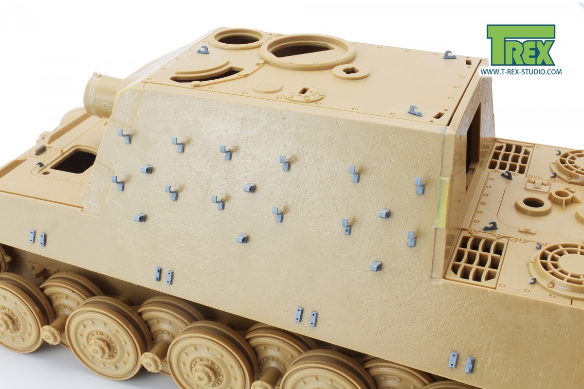 T-Rex Studio TR35029 Brackets of Side Skirt &amp;amp; Spare Track for King Tiger/Jagdtiger 1/35 – image 4