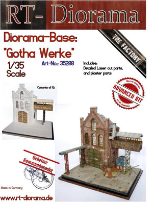 RT-Diorama 35288 Diorama-Base: &amp;quot;Gohta Werke&amp;quot; 1/35