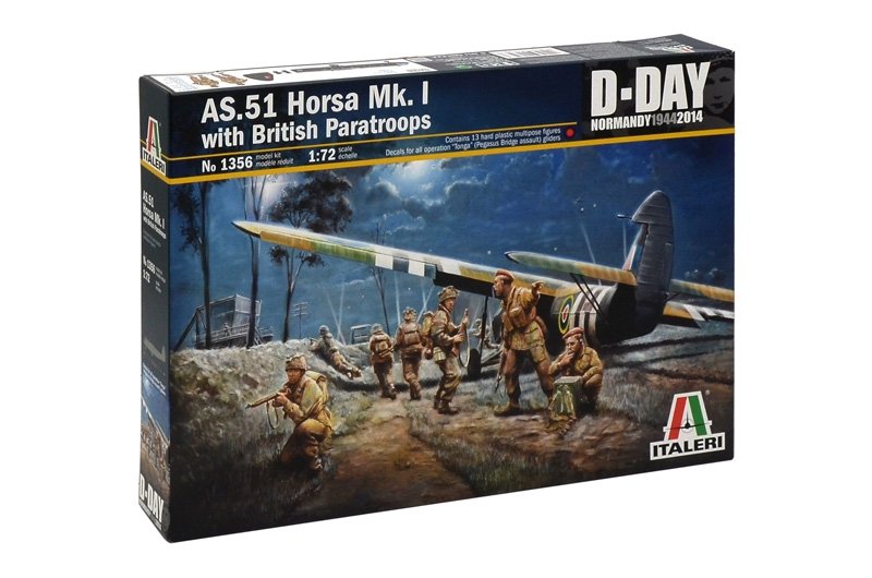Italeri 1356 AS.51 HORSA Mk.I with BRITISH PARATROOPS 1/72 – Bild 2