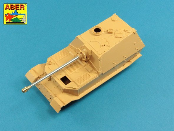 Aber 48L-35 German 88mm Pak 43/2 L/71 barrel for Sd.Kfz.184 Elefant 1/48 – image 3