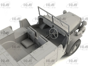 ICM 35573 Laffly (f) Typ V15T WWII German military vehicle 1/35 – zdjęcie 6