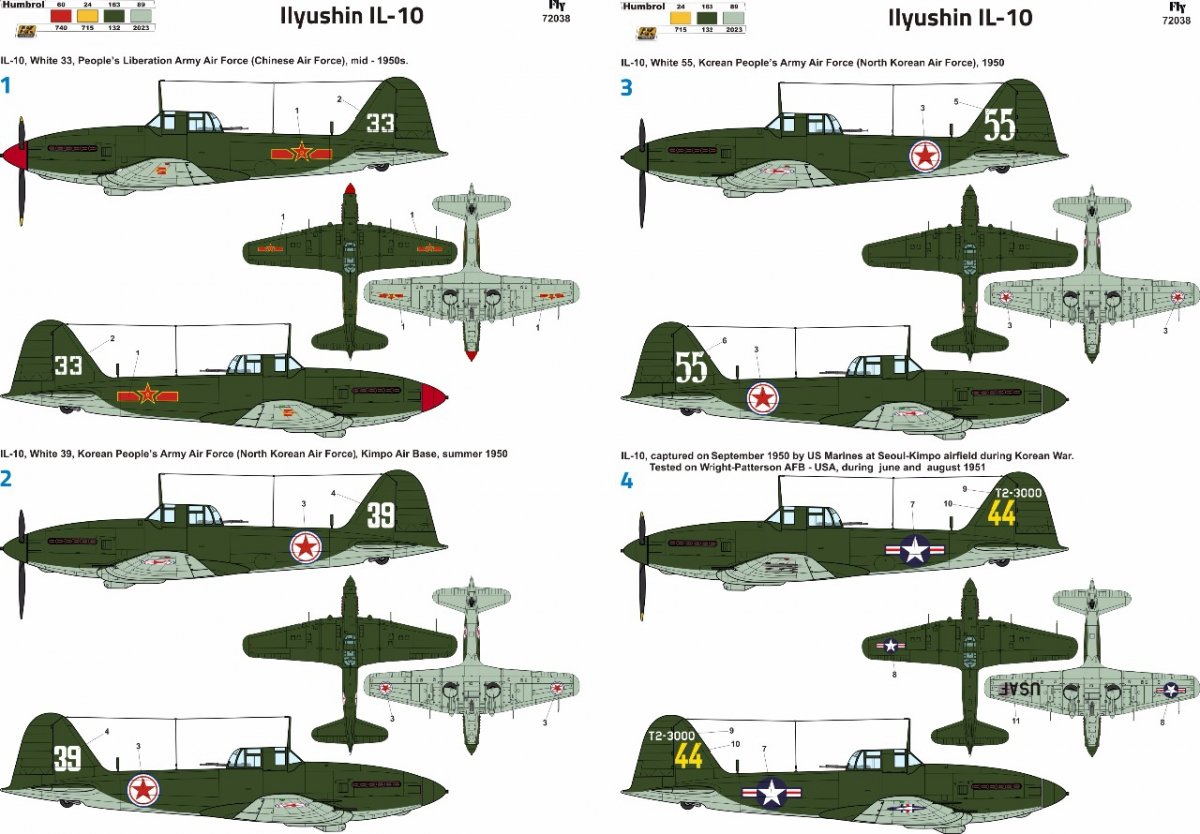 Fly 72038 Ilyushin Il-10 Chinese and Korea service 1/72 – image 3