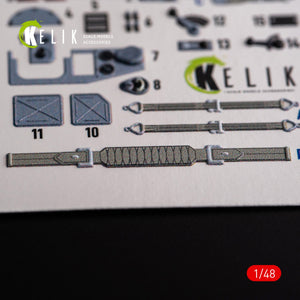 KELIK K48109 IL-2M3 - interior 3D decals for Academy/Accurate Miniatures kit 1/48 – obrázek 5