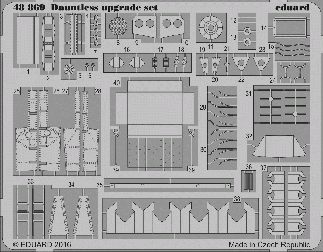 Eduard 48869 Dauntless upgrade set 1/48 EDUARD