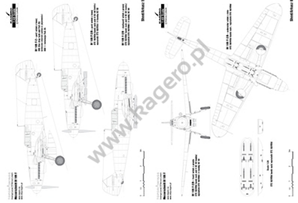 Kagero 7076 Messerschmitt Bf 109 F EN/PL – image 3
