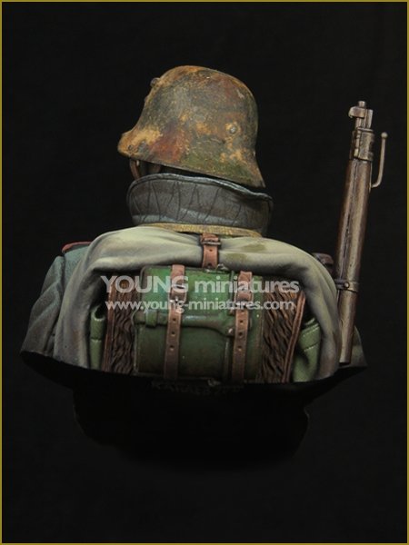 Young Miniatures YM1857 GERMAN STORMTROOPER WWI 1/10 – obrázek 4