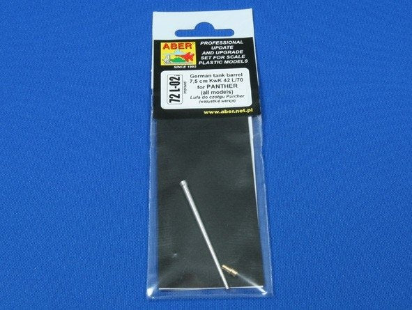 Aber 72L-02 7.5 cm KwK 42L/70 barrel for Panther/German Tank Barrel 7.5cm KwK 42L/70 for Panther 1/72 – image 4