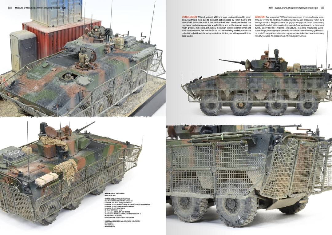 AK Interactive AK130017 MODELING MODERN ARMORED FIGHTING 8X8 VEHICLES (PL/EN) – image 5
