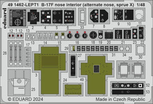 Eduard BIG49426 B-17F regular nose PART I EDUARD 1/48 – zdjęcie 3