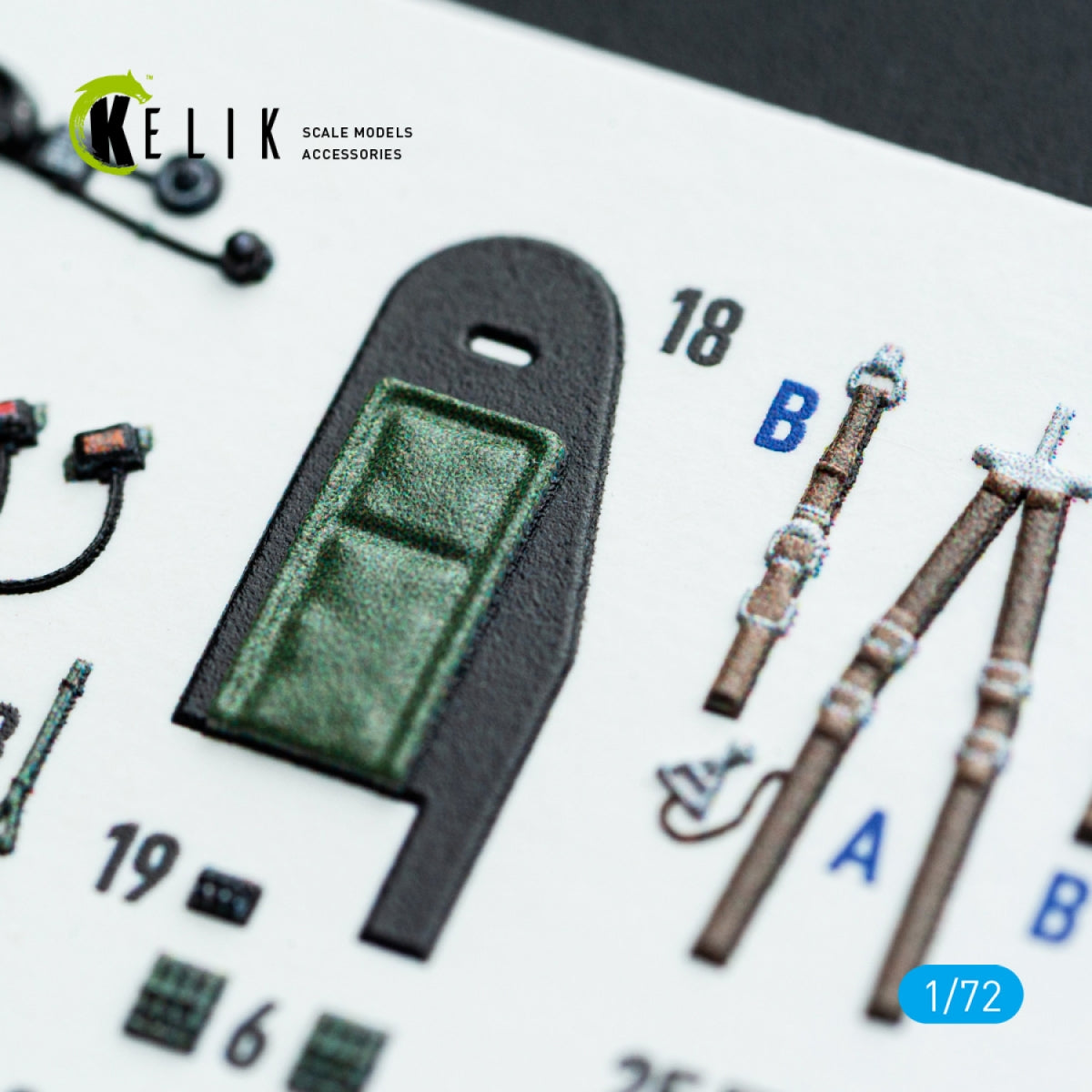 Kelik K72208 Mosquito PR.XVI - interior 3D decals for Airfix kit 1/72