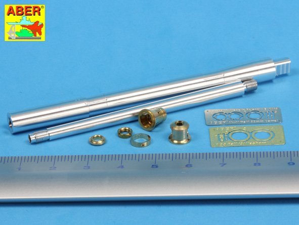 Aber 35L-128 Barrel for German A/T Self Propeled Gun Nashorn with 8.8cm Pak 43/1 L/71 (1/35) – Bild 2