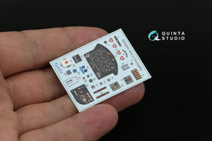 Quinta Studio QD+32241 MiG-3 3D-Printed &amp;amp; colored Interior on decal paper (Trumpeter) (with 3D-printed resin parts) 1/32 – image 6