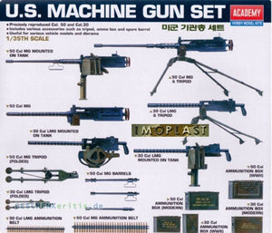 Academy 13262 US Machine Gun Set (1384) 1/35