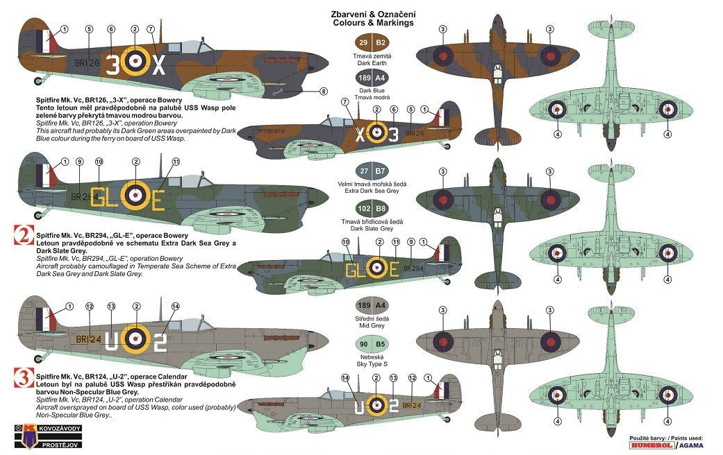 Kozavody Prostejov KPM0121 Spitfire Mk.Vc Four Barrels over Malta 1/72 – image 2