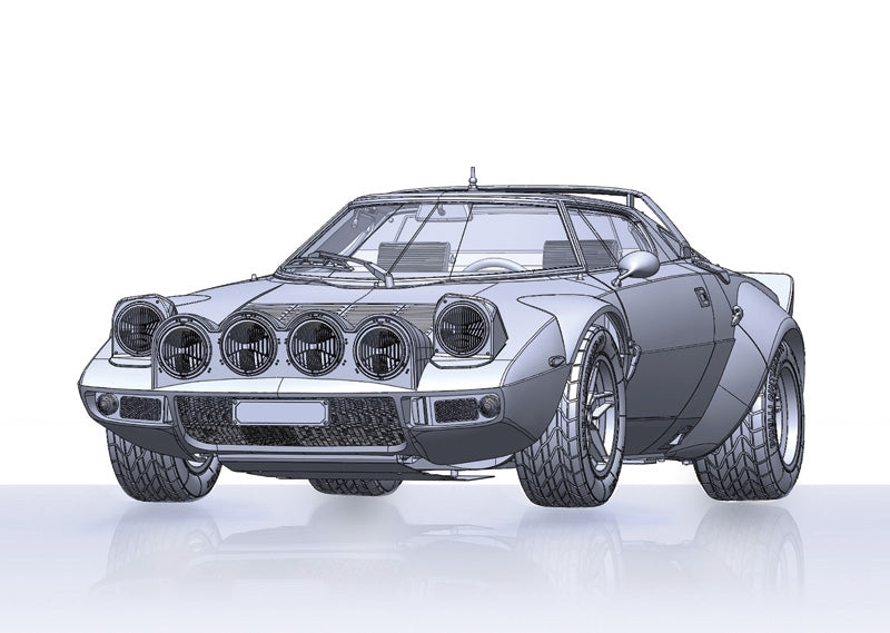 Italeri 4714 Lancia Stratos HF Gr.4 Monte-Carlo 1977 1/12 – image 13