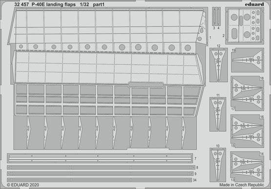 Eduard BIG33123 P-40E part II for Trumpeter 1/32 – Bild 3