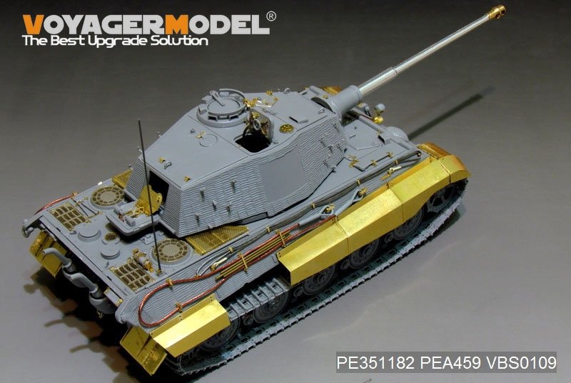 Maquette Voyager PE351182 Char King Tiger allemand de la Seconde Guerre mondiale (tourelle Hensehel) (pour kit DRAGON/ZVEZDA) 1/35 – image 9