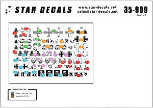 Star Decals 35-999 STURM 1. StuG III Ausf A, C and D 1/35 – image 2