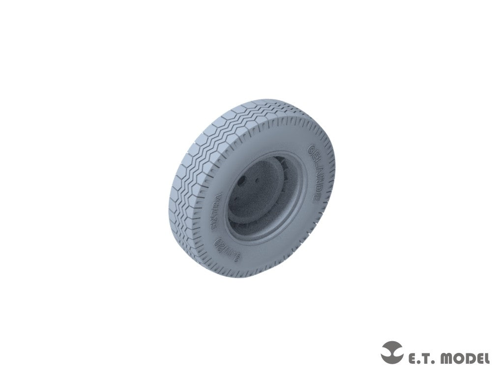 ET Model P35-103 WWII German Sd.Kfz.234 Small Diameter Weighted Wheels Type.3 1/35 – image 5