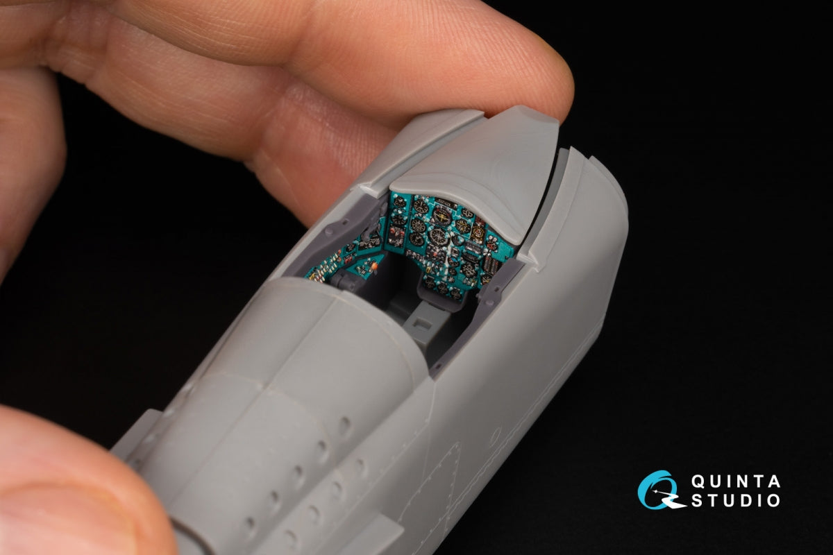 Quinta Studio QD+48557 MiG-25BM 3D-Printed &amp;amp; colored Interior on decal paper (ICM) (with 3D-printed resin parts) 1/48 – image 7