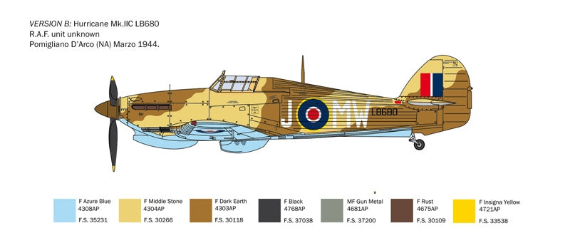 Italeri 2828 Hurricane Mk. IIC 1/48 – obrázek 14