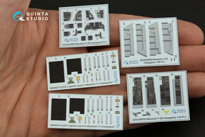 Quinta Studio QD48059 Mitsubishi F-2B 3D-Printed colored Interior on decal paper (Hasegawa) 1/48 – image 2