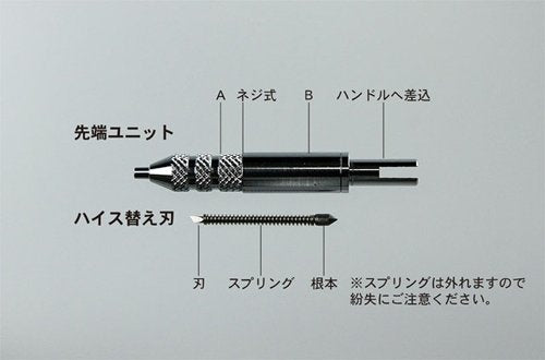 Hasegawa TT106 TryTool Flexible Cutter (modeling chisel) – obrázek 3