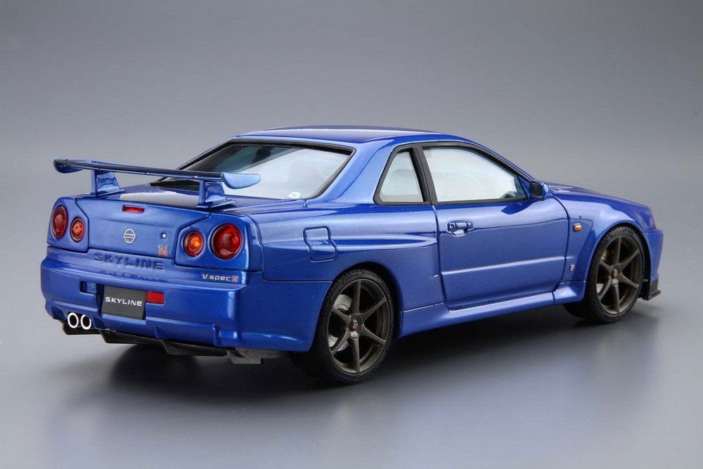 Aoshima 05159 NISSAN BNR34 SKYLINE GT-R V-specII 02 1/24 – image 3
