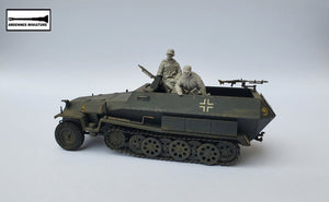 Ardennes Miniature 35020 WW2 PANZER COMMANDER AND GERMAN SOLDIER 1/35 – Bild 6