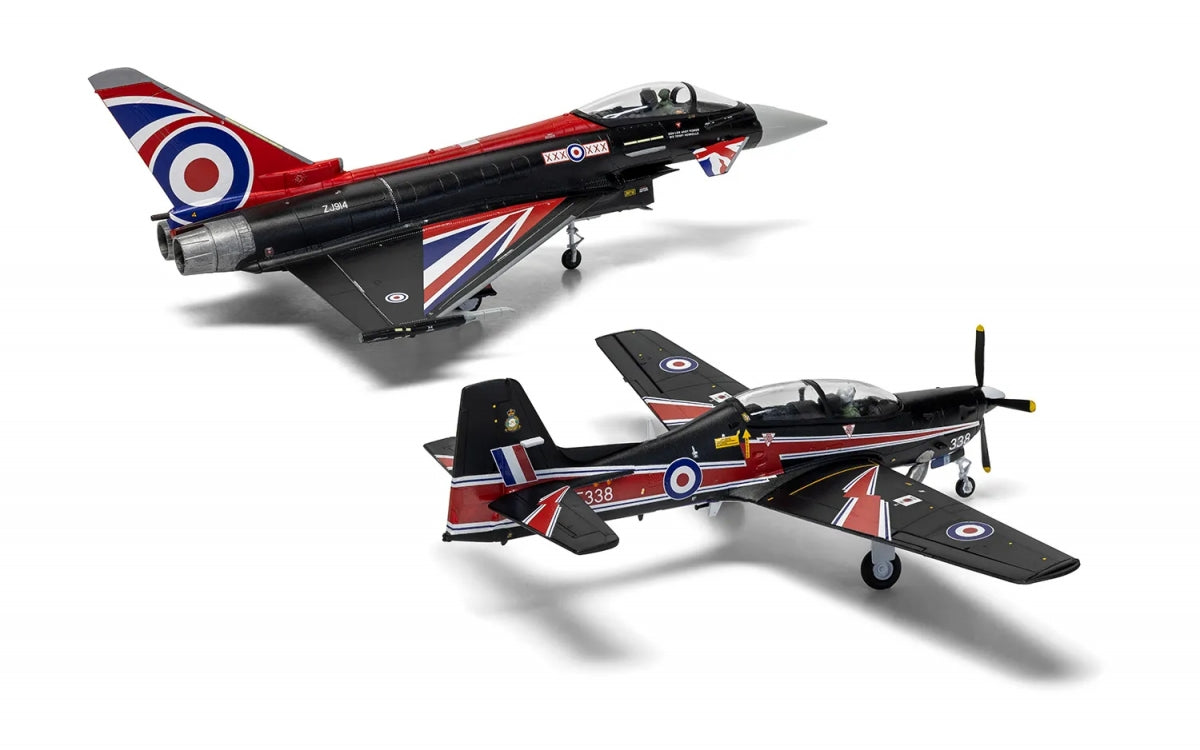 Airfix 40003 Eurofighter Typhoon FGR.4 "Blackjack" &amp; Shorts Tucano T.1 - Twin Pack - 1/72