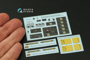 Quinta Studio QD32234 Boeing B-17E/F Radio operator&amp;#39;s compartment. 3D-Printed colored Interior on decal paper (HK models) 1/32 – image 3