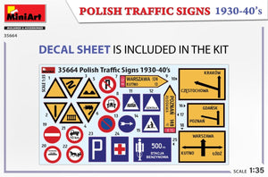 MiniArt 35664 POLISH TRAFFIC SIGNS 1930-40&amp;#39;s 1/35 – image 2