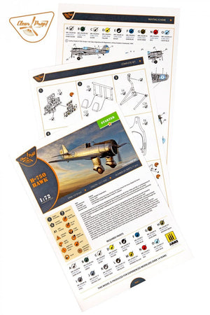 Clear Prop! CP72021 H-75O Hawk STARTER KIT 1/72 – zdjęcie 4