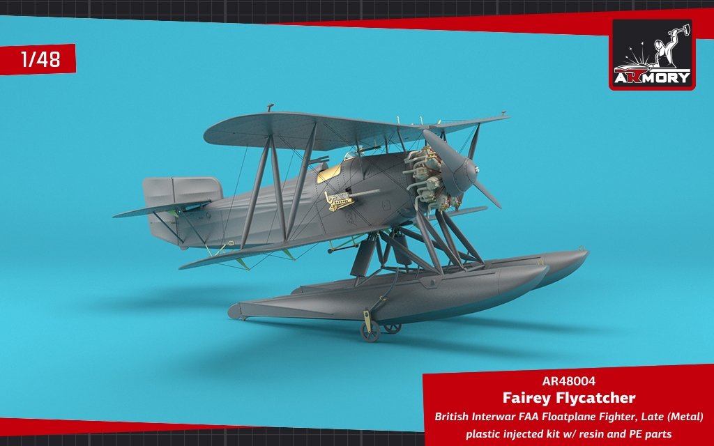 Armory Models 48004 Fairey Flycatcher British Interwar FAA Floatplane Fighter, Late (Metal) 1/48 – immagine 16