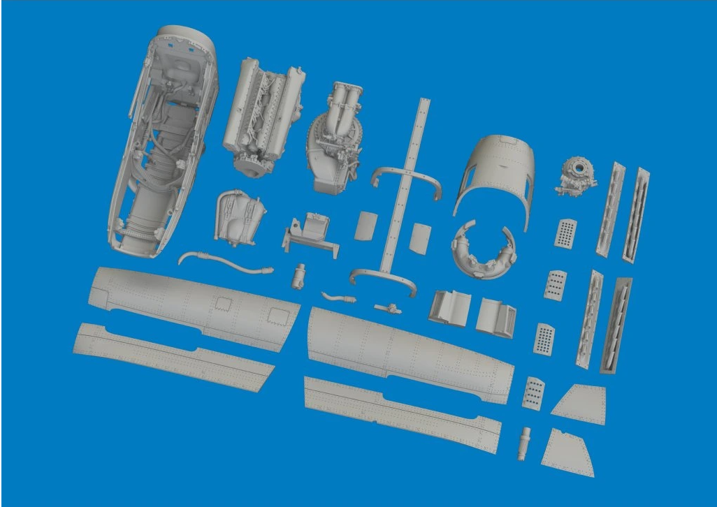 Eduard 672389 P-51D engine PRINT (EDUARD) 1/72 – image 2