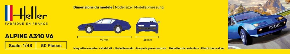 Heller 80146 Alpine A310 V6 1/43 – image 4