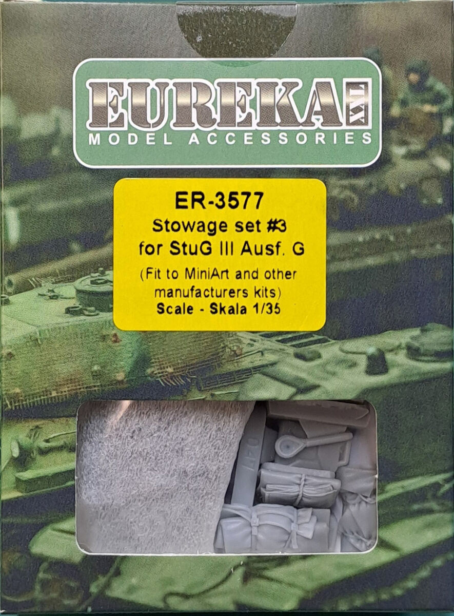 Eureka XXL ER-3577 StuG III Ausf.G - Stowage Set#3 (For Miniart, Dragon, Das Werk, Takom, RFM Kits) 1/35 – zdjęcie 2