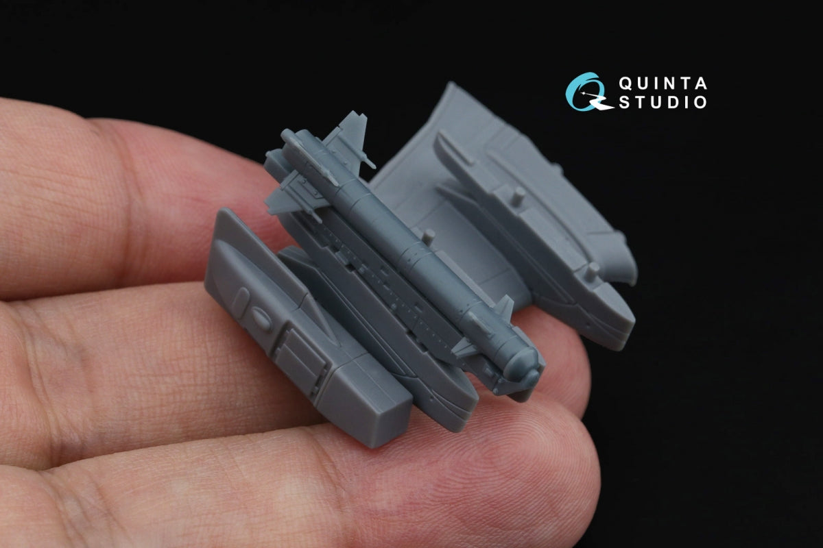 Quinta Studio QT72036 Light multi-purpose guided missile X-39 "Product 305" LMUR, single-pack kit for Ka-52M (for all kits) 1/72