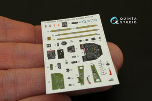 Quinta Studio QD48069 P-51D (Late) 3D-Printed &amp;amp; colored Interior on decal paper (for Eduard kit) 1/48 – obrázek 4