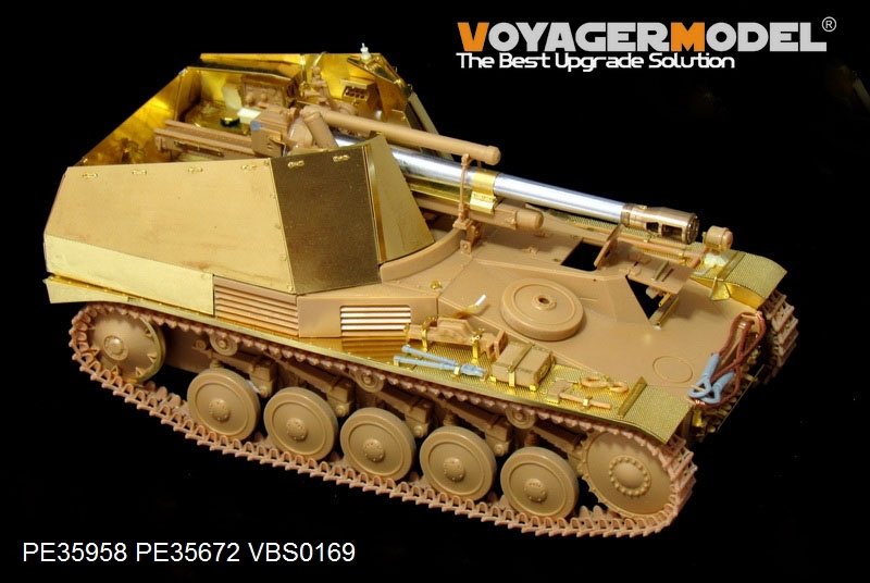 Voyager Model PE35958 WWII German self-propelled howitzer Wespe basic For TAMIYA 35200/35358 1/35 – image 3