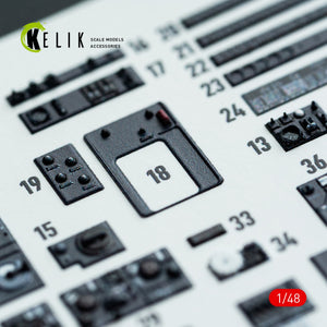 Kelik K48142 Do-217 K/M - interior 3D decals for ICM kit 1/48